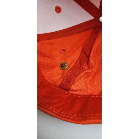 Checkered Flag Sports Signed NASCAR #33 Harry Gant Baseball Cap, Orange - Picture 10 of 10